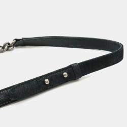 Pre Owned Chanel Black Suede and Leather Boy Shoulder Bag