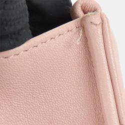 Chanel Shoulder Bag 19 Lambskin Pink Phone Chain Clutch