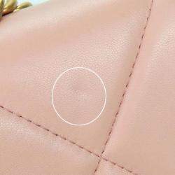 Chanel Shoulder Bag 19 Lambskin Pink Phone Chain Clutch