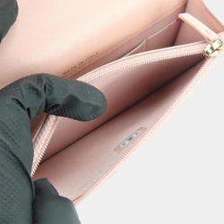 Chanel Shoulder Bag 19 Lambskin Pink Phone Chain Clutch