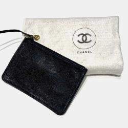 Chanel Black Leather Triple CC Backpack 