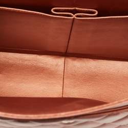 Chanel Copper Quilted Leather Maxi Classic Double Flap Bag