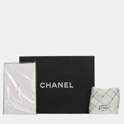 Pre Owned Chanel Red Quilted Lambskin Leather Jumbo Classic Double Flap Bag