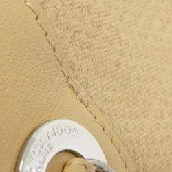 Chanel Beige Canvas Deauville Boston Bag