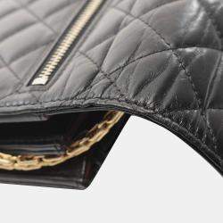Pre Owned Chanel Black Leather 2.55 Chain Shoulder Bag