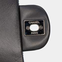 Chanel Black Mini Rectangular Classic Patent Single Flap