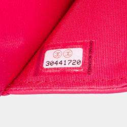 Chanel Pink Quilted Lambskin 19 Wallet on Chain