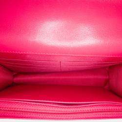 Chanel Pink Quilted Lambskin 19 Wallet on Chain