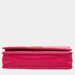 Chanel Pink Quilted Lambskin 19 Wallet on Chain