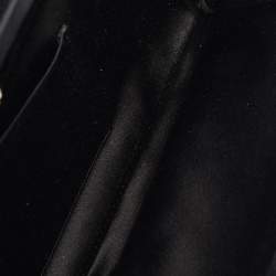 Pre Owned Chanel Black Quilted Leather Around The World Clutch Bag