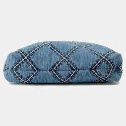 Chanel Blue Denim Chain Small Shoulder Bag 