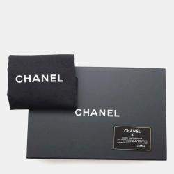 Chanel Navy Tweed Lambskin Matelasse Chain Shoulder Bag