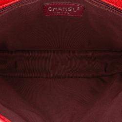 Chanel Red Medium Caviar French Riviera Flap Bag