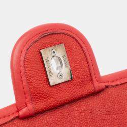 Chanel Red Medium Caviar French Riviera Flap Bag
