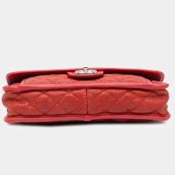 Chanel Red Medium Caviar French Riviera Flap Bag