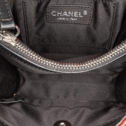 Chanel Red Mini Square Lambskin Graphic Flap Crossbody Bag