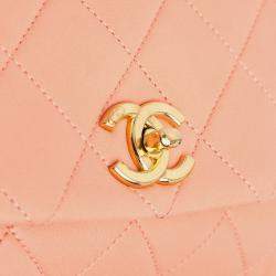 Chanel Pink Small Lambskin Color Match Flap Bag
