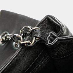 Chanel Black Large Calfskin Diamond Stitch Crossbody Bag