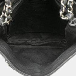 Chanel Black Large Calfskin Diamond Stitch Crossbody Bag