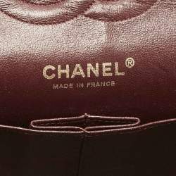 Pre Owned Chanel Black Quilted Leather Medium Classic Double Flap Bag