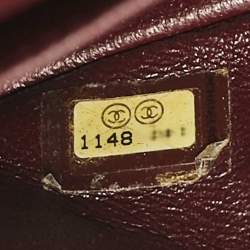 Pre Owned Chanel Black Quilted Leather Medium Classic Double Flap Bag