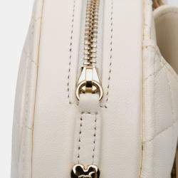 Chanel White Mini Lambskin CC in Love Heart Crossbody Bag