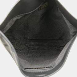 Chanel Black Quilted Calfskin Chain Flat Shoulder Bag