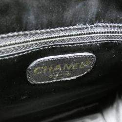 Pre Owned Chanel Black Caviar Leather Handbag