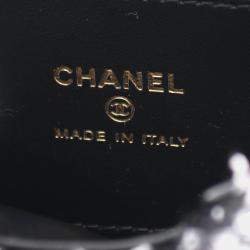 Chanel Black Tweed Nano Kelly Clutch on Chain