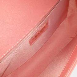 Chanel Pink Caviar Leather Medium Boy Shoulder Bag