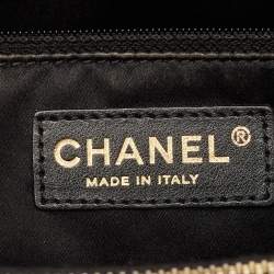 Chanel Black Quilted Caviar Leather Grand Shopper Tote