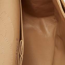 Chanel Beige Quilted Caviar Leather Classic 226 Reissue 2.55 Flap Bag