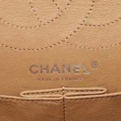 Chanel Beige Quilted Caviar Leather Classic 226 Reissue 2.55 Flap Bag