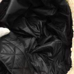 Chanel White Black Wool Nylon Backpack 