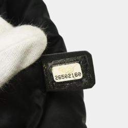 Chanel White Black Wool Nylon Backpack 