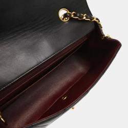 Chanel Black Lambskin Small Diana Shoulder Bag