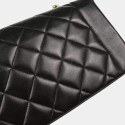 Chanel Black Lambskin Small Diana Shoulder Bag