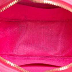 Chanel Pink Jersey 19 Round Clutch on Chain Bag