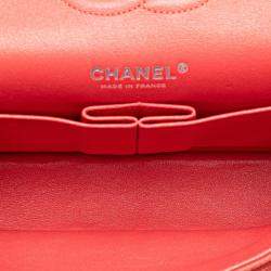 Chanel Pink Medium Classic Caviar Double Flap Bag