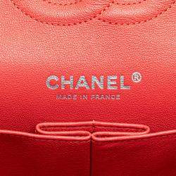 Chanel Pink Medium Classic Caviar Double Flap Bag