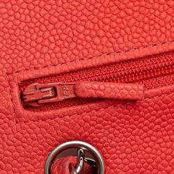 Chanel Pink Medium Classic Caviar Double Flap Bag