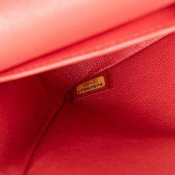 Chanel Pink Medium Classic Caviar Double Flap Bag