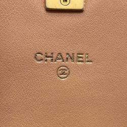 Chanel Pink Lambskin Mini Chain Shoulder Bag
