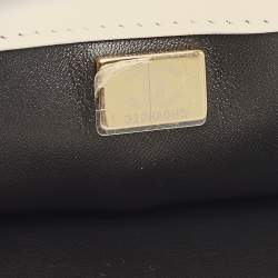 Chanel White Quilted Leather Small Trendy CC Top Handle Bag