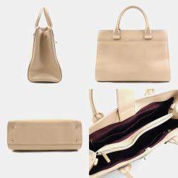 Chanel Beige Leather Neo Executive Tote Bag
