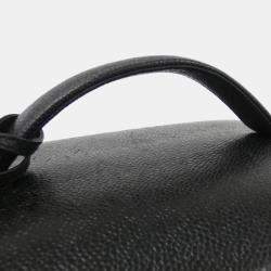 Pre Owned  Chanel Black Caviar Leather Handbag