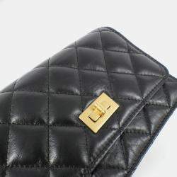 Chanel Black Chain Clutch