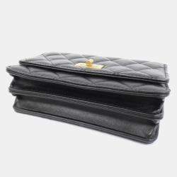 Chanel Black Chain Clutch