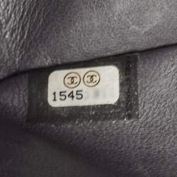 مملوكة مسبقًا Chanel Grey Python Jumbo Classic Double Flap Bag