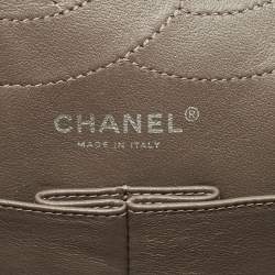 Chanel Olive Green Quilted Patent Leather Classic 227 Reissue 2.55 Flap Bag